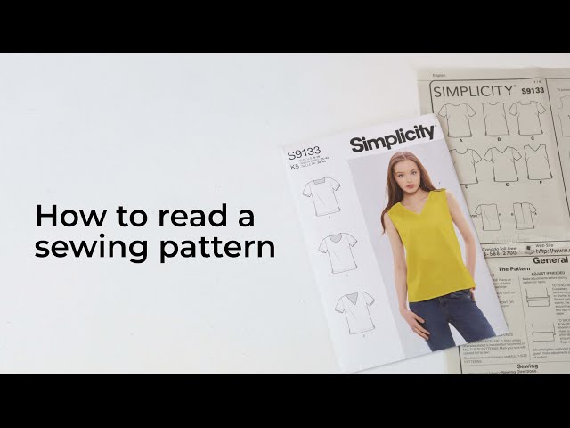 How to read a sewing pattern