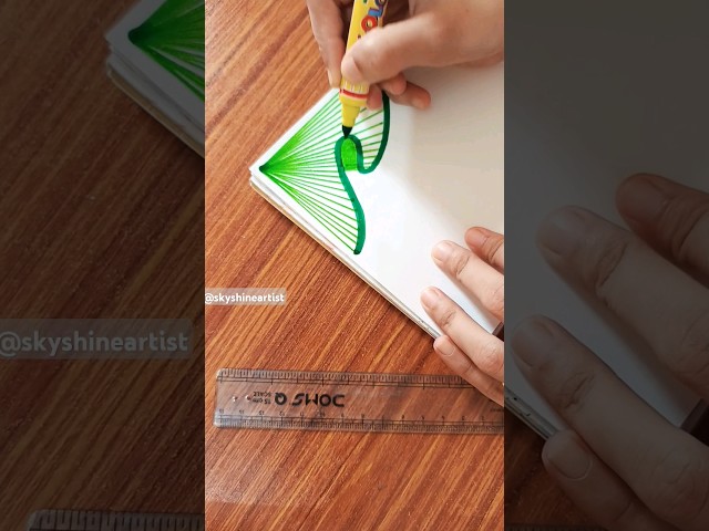 "Green 💚 Front page design| School Project| Skyshine Artist" #shorts