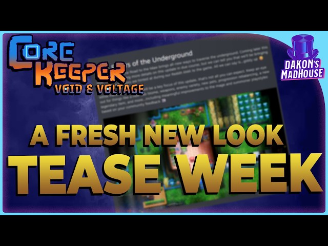 Let's Tease the Next Few Updates | Core Keeper 1.2