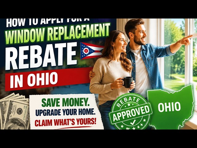 How to apply for a window replacement rebate in Ohio