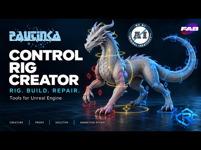 Control Rig Creator - CR Creation Tutorial | Unreal Engine - FAB