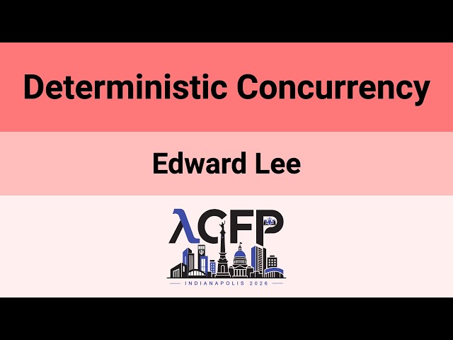[ICFP'26] Deterministic Concurrency