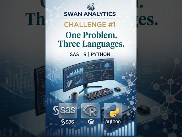 Challenge #1 | Clinical/RWE Data Analytics | SAS • R • Python | Hands-on coding challenge.