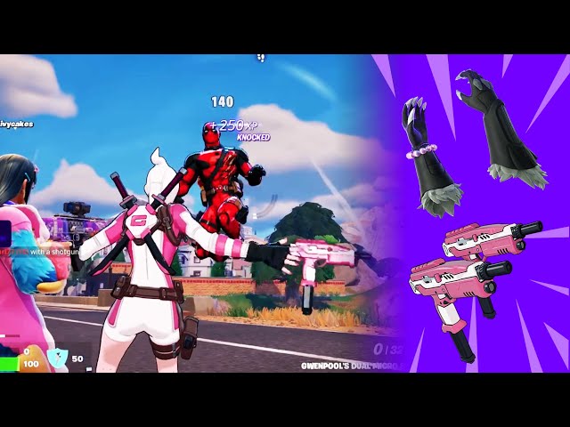 New Fortnite Updates Gwenpool dualies & Shuri claws