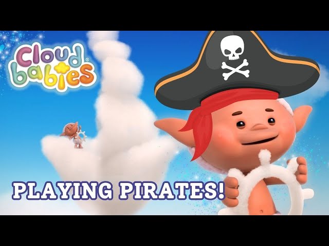 Bobo White Is Playing Pirates In The Clouds! 🏴‍☠️ Cloudbabies Compilation For Toddlers