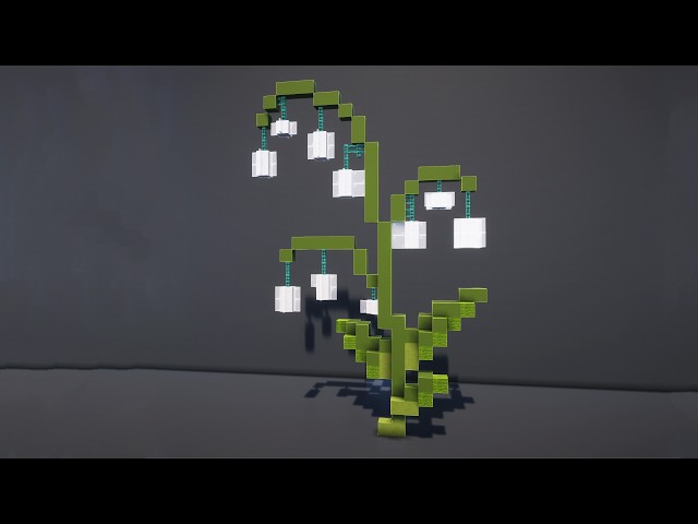 How to Build a Big Flower in Minecraft 1.21 - Minecraft Big Flower Tutorial