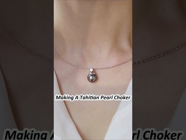 Tahitian Black Pearl on Tarnish-Free Choker✨