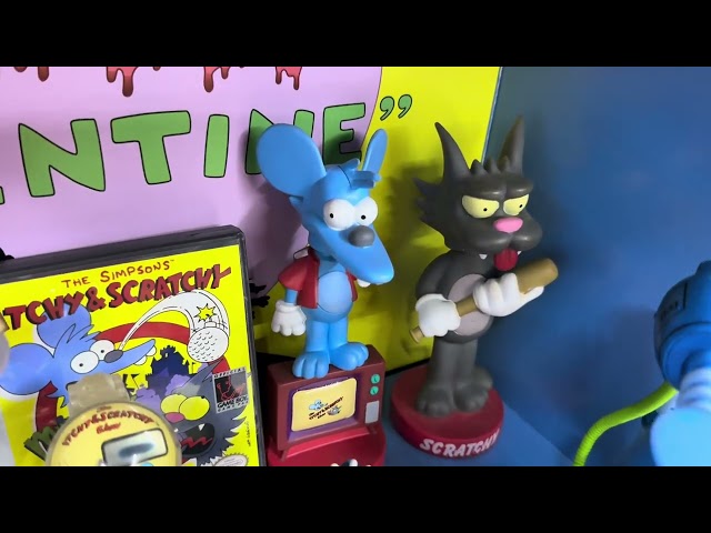 All of my Itchy and Scratchy merch