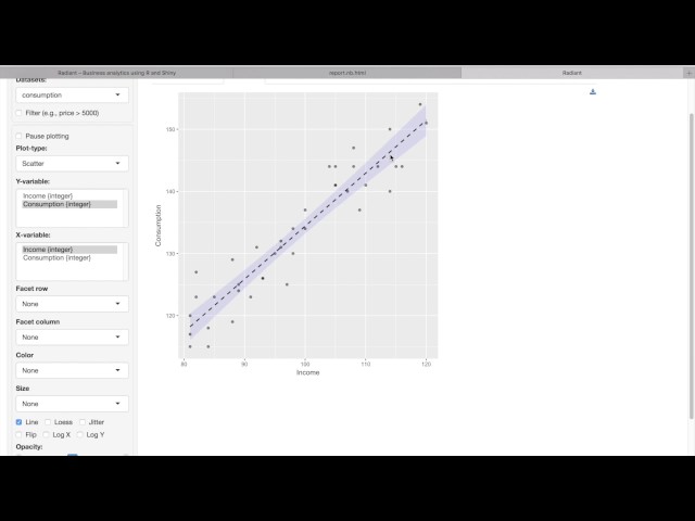 Radiant Tutorial: Simple Linear Regression