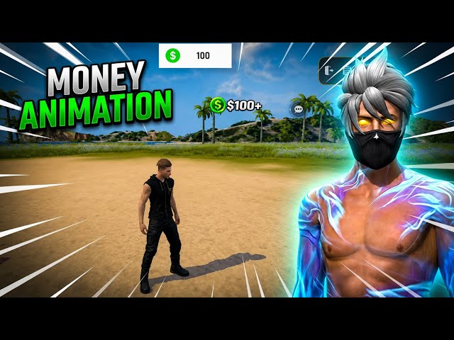 How to Make Money Animation in Free Fire Craftland | Money Animation Tutorial