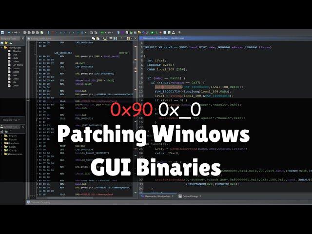Reverse Engineering & Patching a Windows GUI App Using Ghidra