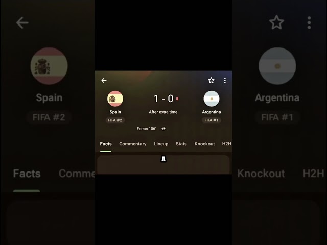 হারিয়ে গেল আর্জেন্টিনা, জিতল এবার স্পেন! 🇪🇸💪#Spain #Euro2026 #Campeones #FVamosErts #VamosEspañ