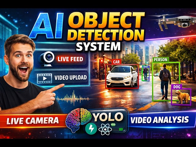 Build an AI Object Detection System with Python, YOLO & React | Real-Time Detection