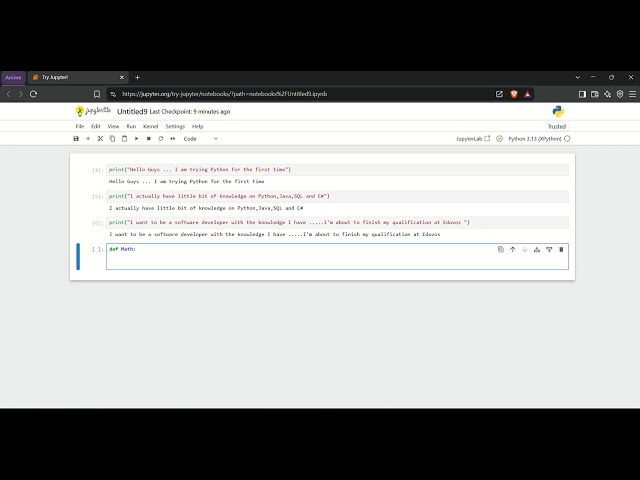 I can't talk yet....here is a videos about Python