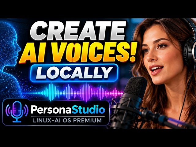 Install & Use PersonaStudio – Create AI Voices Locally on Linux AI OS