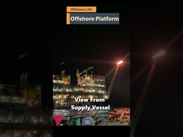 Offshore Life -  Flare stack #oilandgas #offshore #offshorelife #flaring #drilling #flare #safety
