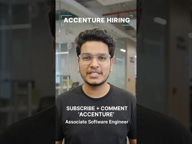Accenture is hiring | Suscribe our channel and comment link