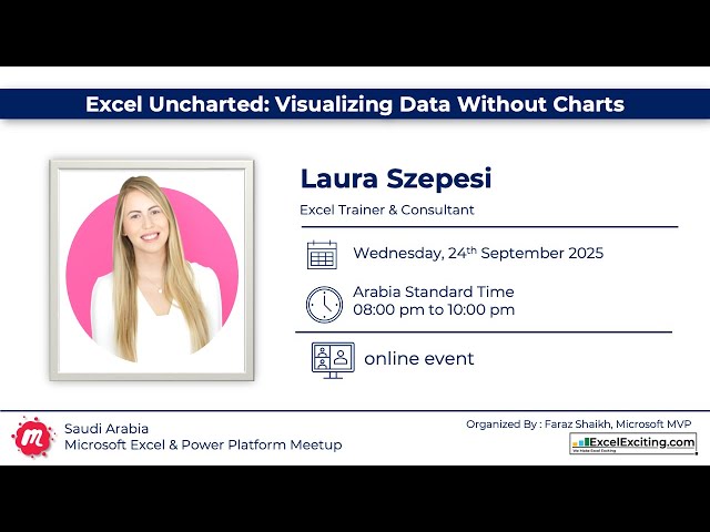 Excel Uncharted: Visualizing Data Without Charts with Laura Szepesi