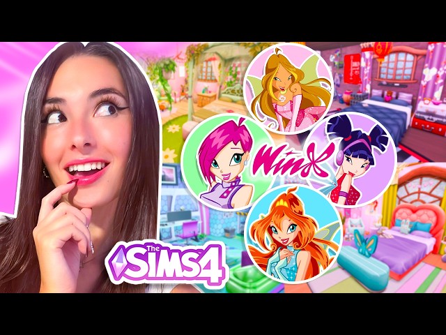 Every DORM is a Different WINX CLUB FAIRY in The Sims 4!