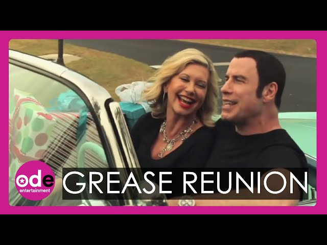 John Travolta & Olivia Newton-John reunite for Christmas