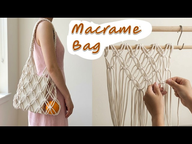 DIY Macrame Net Bag | Easy for Beginners