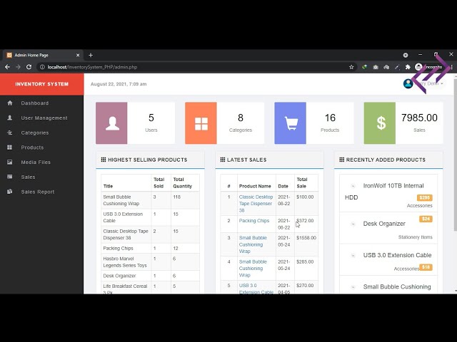 Inventory Management System in PHP MySQL with Source Code - CodeAstro