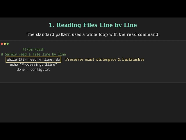 Shell scripting Lesson 8