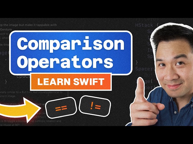 Learn Swift for Beginners 2026 - Lesson 6 - Comparison Operators