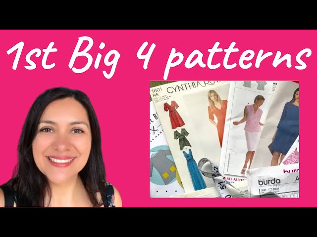 My sewing pattern stash.  First ever big 4 patterns.  Gifts.