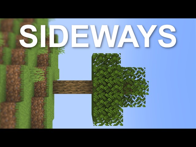 I Tried To Beat Minecraft Sideways
