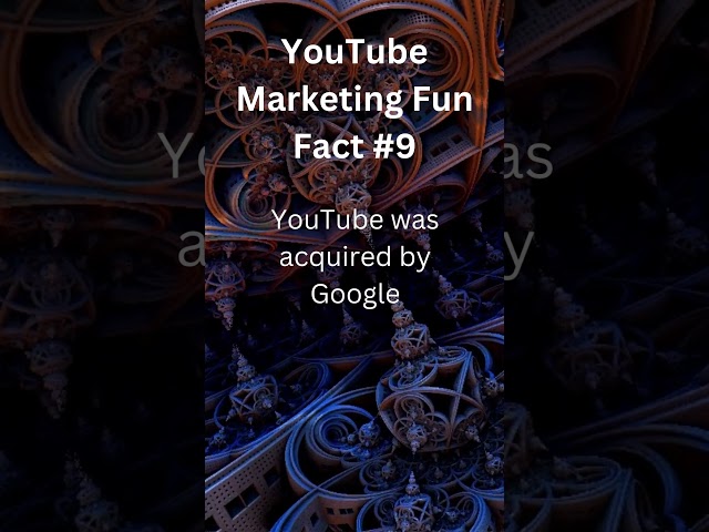 YouTube Marketing Fun Fact #9