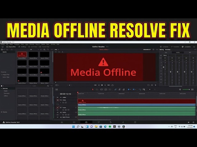 Fix Insta360 Footage Showing Media Offline on in DaVinci Resolve