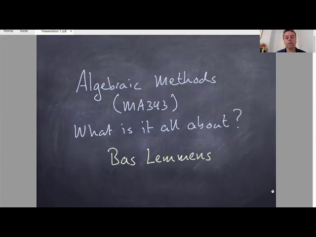 Discover MA343 Algebraic Methods