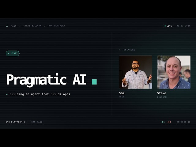 Pragmatic AI in .NET Show: Building Agents with Steve Bilogan
