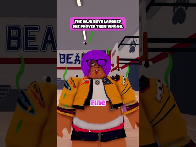 THE SAJA BOYS LAUGHED and She PROVED THEM WRONG! 😈#roblox #shorts