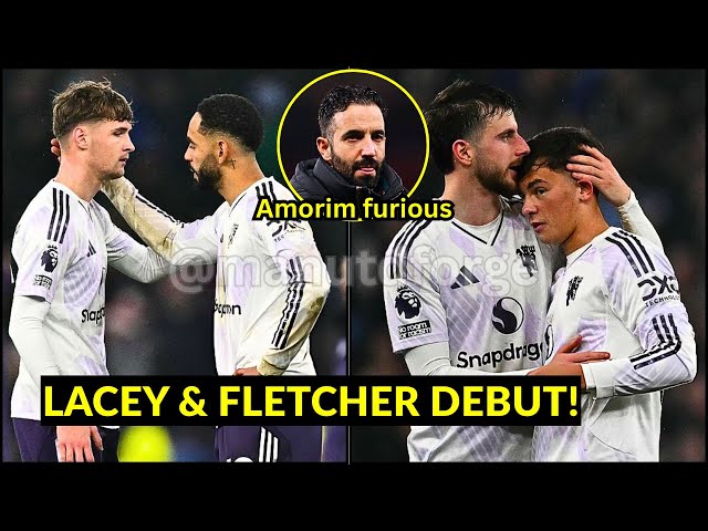 Shea Lacey and Jack Fletcher debut as Amorim left frustrated in Man United’s loss vs Aston Villa