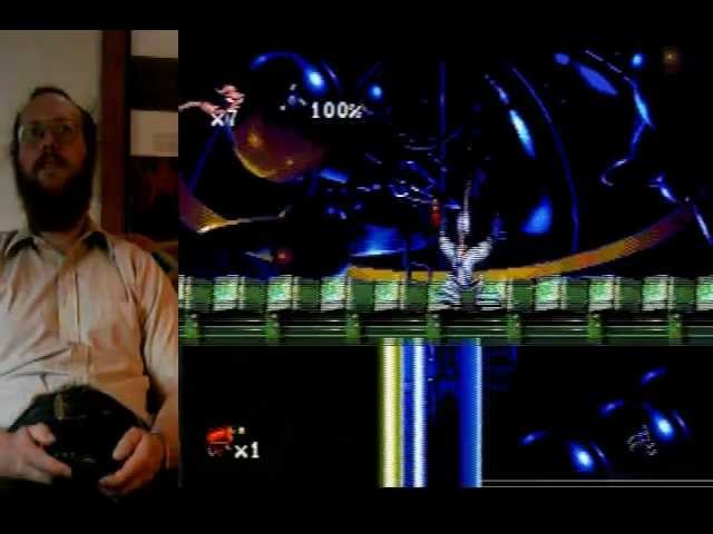 Beating Earthworm Jim with my cat, Part 5:  Level 5 (2)