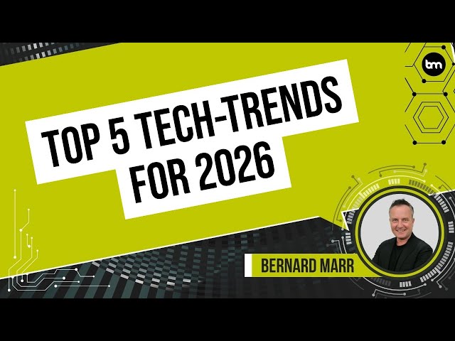 The Top 5 Tech Trends for 2026