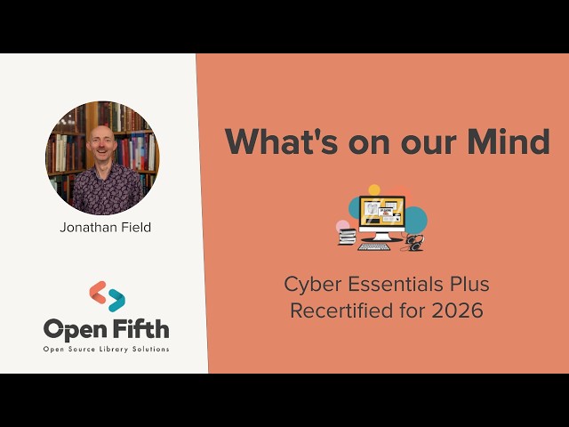 Open Fifth Cyber Essentials Plus - Recertified for 2026