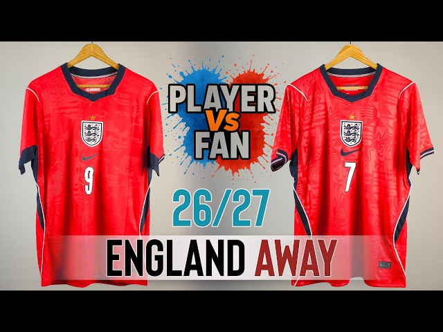 England Away Jersey 2026 World Cup - Player Version Vs Fan Version