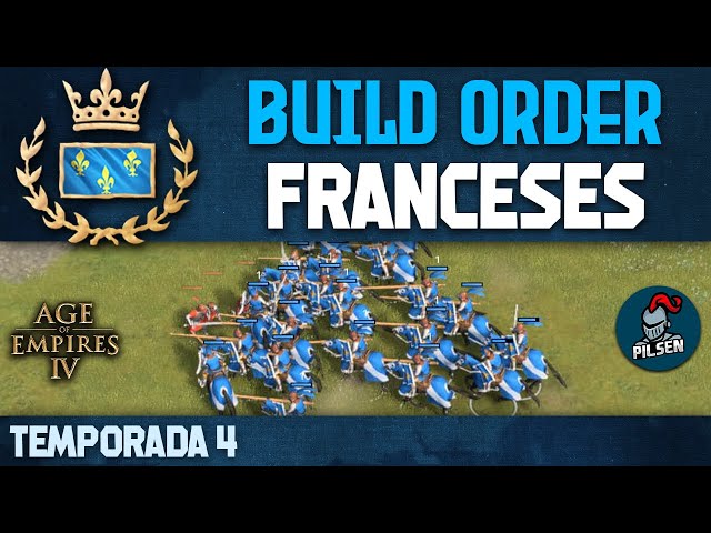 🔵 BUILD ORDER con FRANCIA en la temporada 4 | AGE OF EMPIRES 4