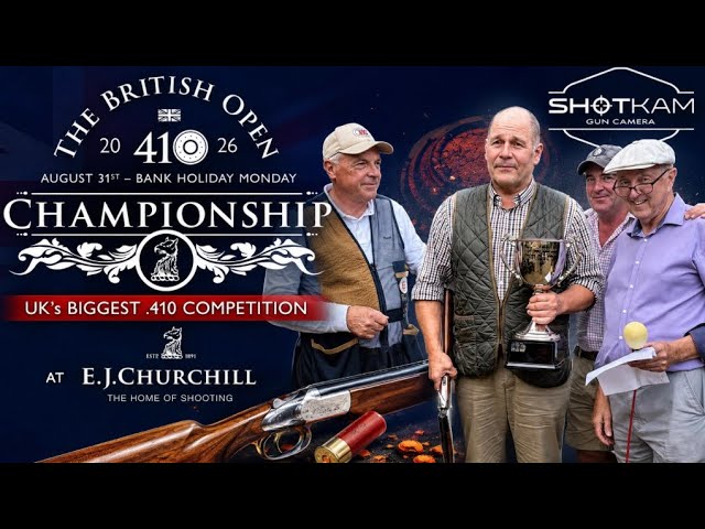 The 2026 British Open .410 championship at EJ Churchill’s 