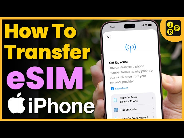 How to Transfer Move eSIM from One iPhone to Another iPhone? Move eSIM from Old iPhone or Android