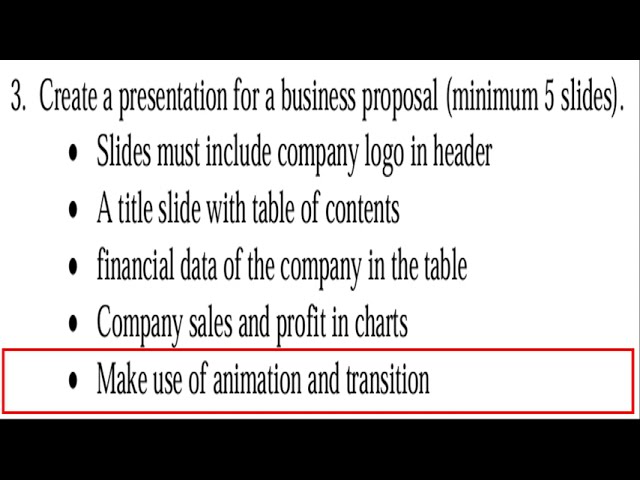 IT B3 Business Proposal Presentation | Financial Data, Sales & Profit Charts | PowerPoint 1BCA