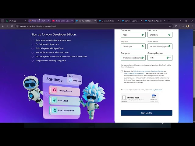 How to Create a FREE Salesforce Developer Org (2026 Guide) with Agentforce & Data Cloud Enable