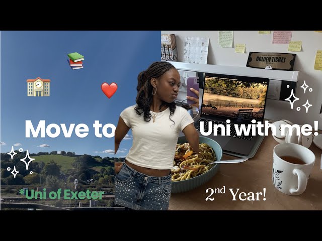 Move into University with me! 📚 💕 | University of Exeter 📍| Vlog 📹