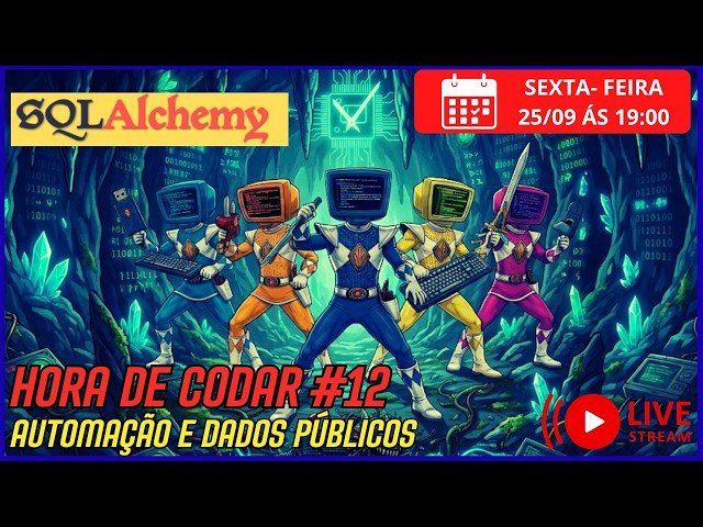 Hora de Codar #12: Aprendendo SQLAlchemy na Prática (Estudo ao Vivo) #python
