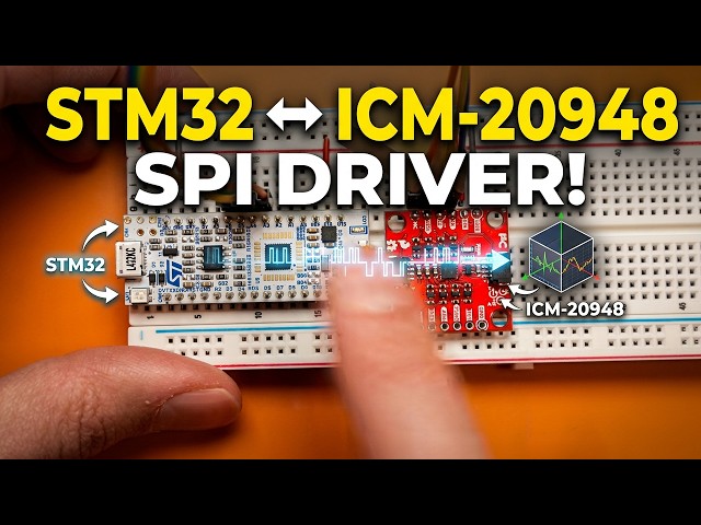 STM32 Bare-Metal Programming: Interfacing the ICM-20948 Over SPI