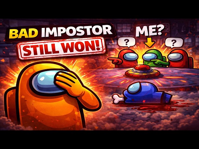 I Played Impostor Terribly… And Still Won | Among Us