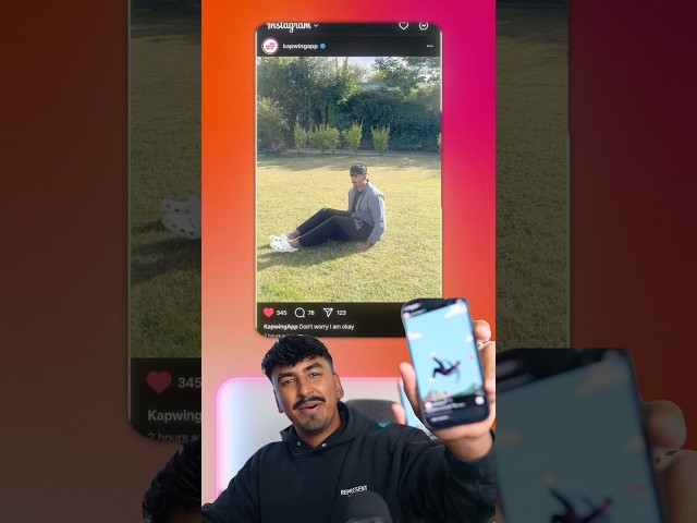 How to do the Falling Through Instagram Trend using Seedance 2.5 in Kapwing
